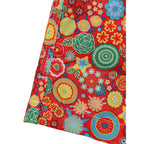 Red Polyester Swim Shorts