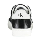 Black Leather Women's Sneaker