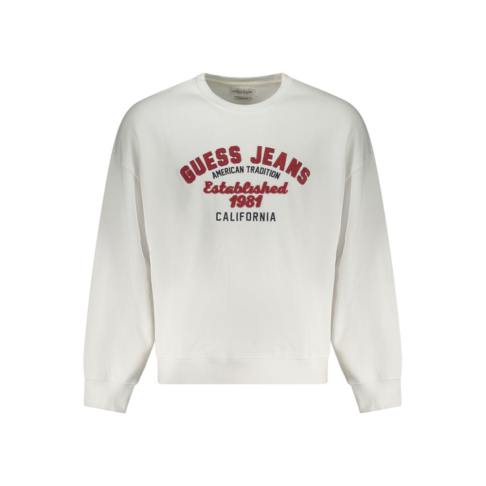 White Cotton Men's Sweatshirt