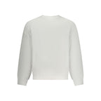 White Cotton Men's Sweatshirt