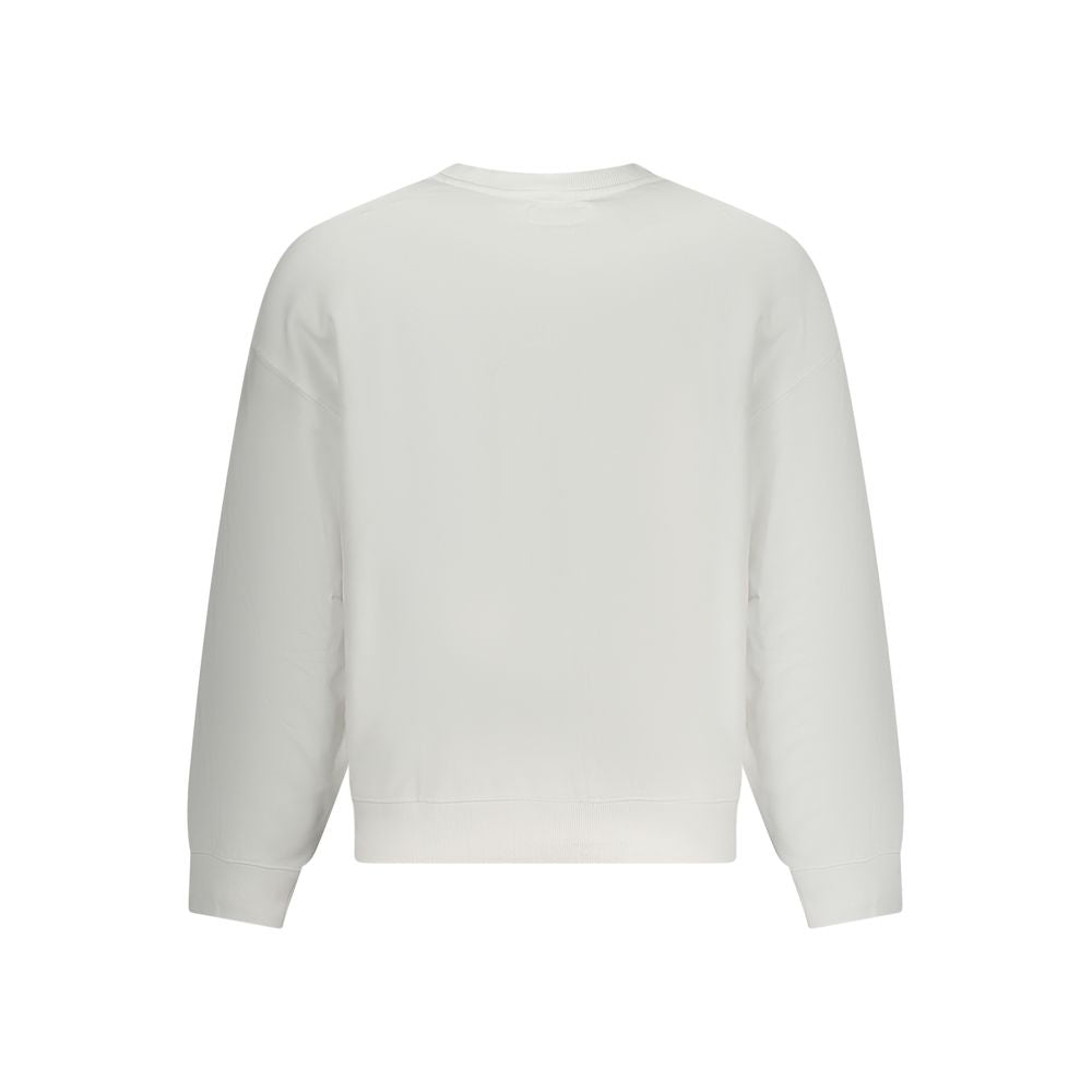 White Cotton Men's Sweatshirt