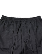 Black Cotton Men Pajama Set Sleepwear