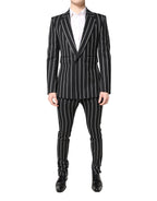 Black Striped SICILIA Formal 2 Piece Suit