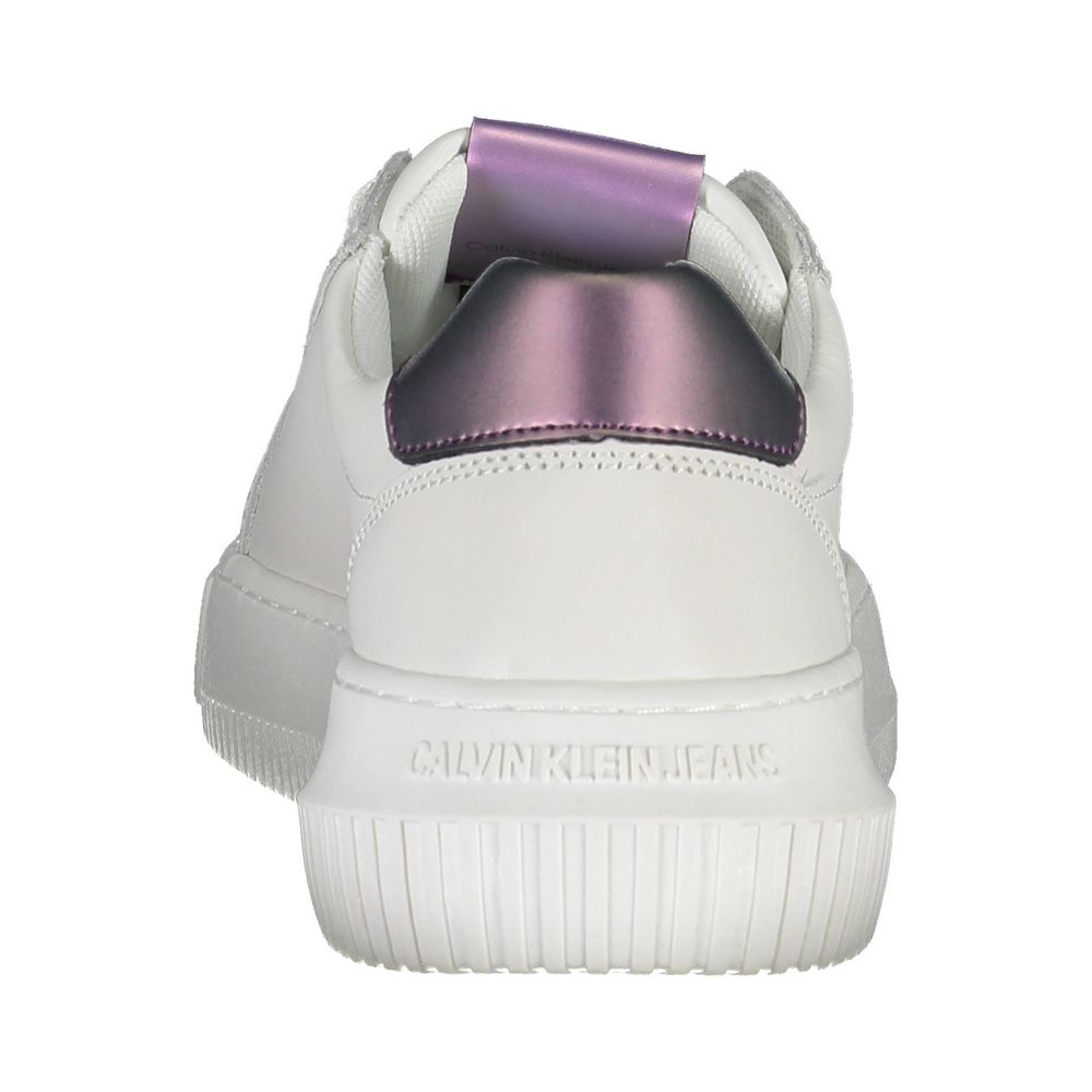 Bianco Leather Women Sneaker