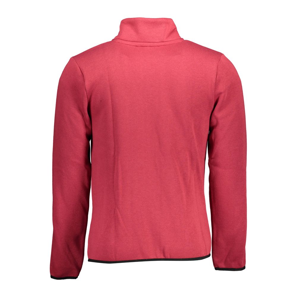 Red Cotton Men Sweater