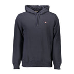 Blue Cotton Men's Hoodie
