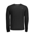 Black Wool Mens Sweater