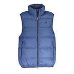 Blue Polyamide Men's Vest