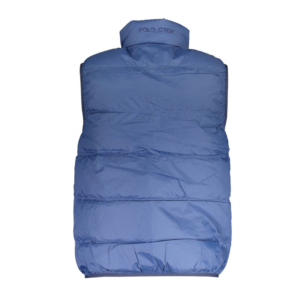 Blue Polyamide Men's Vest