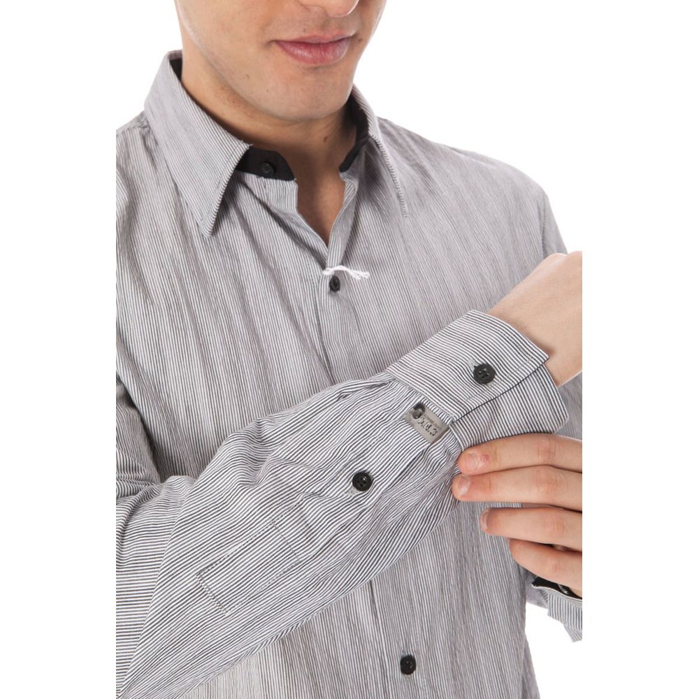 White Cotton Men's Shirt