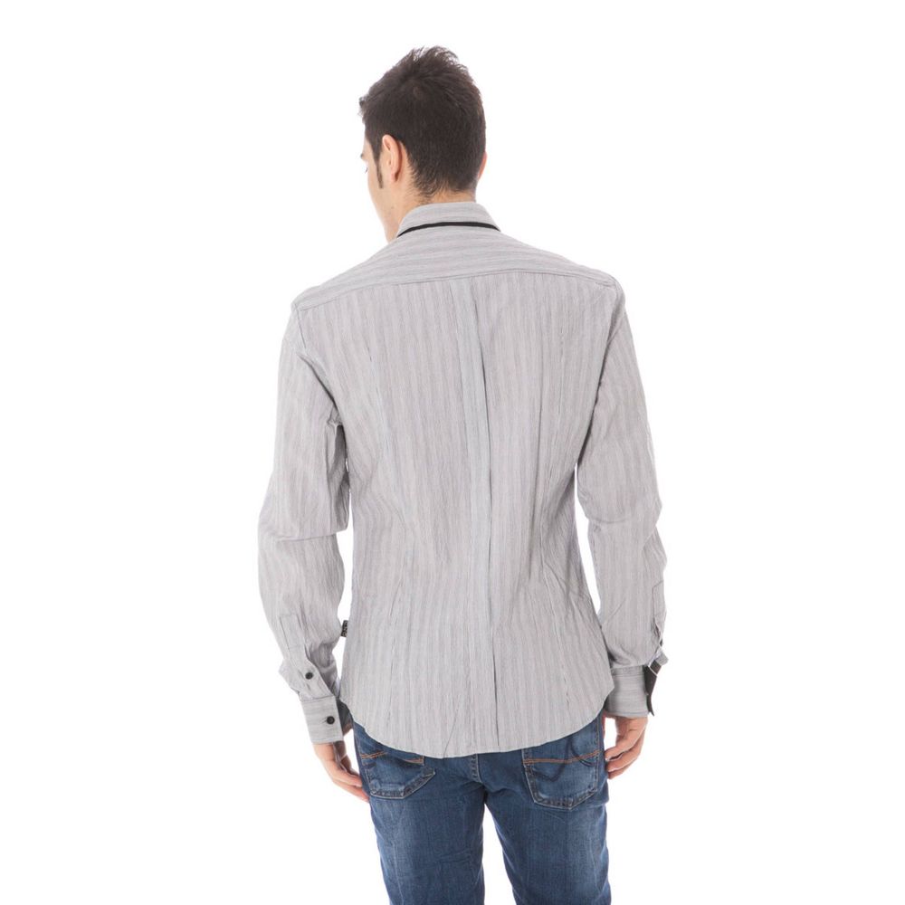 White Cotton Men's Shirt