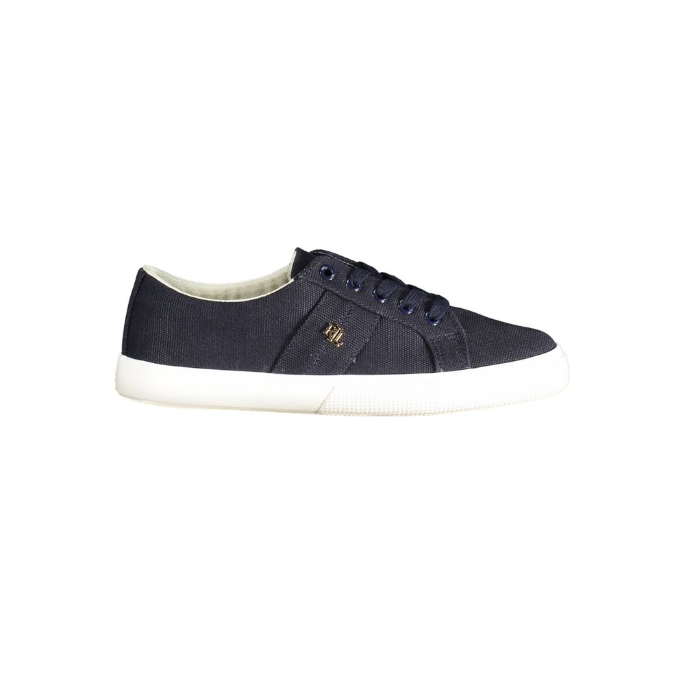 Blue Polyester Women Sneaker