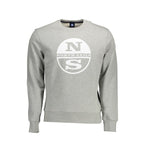 Grigio Cotton Men Sweatshirt
