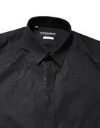 Black GOLD Cotton Long Sleeves Dress Shirt