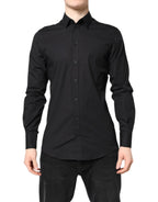 Black GOLD Cotton Dress Formal Shirt