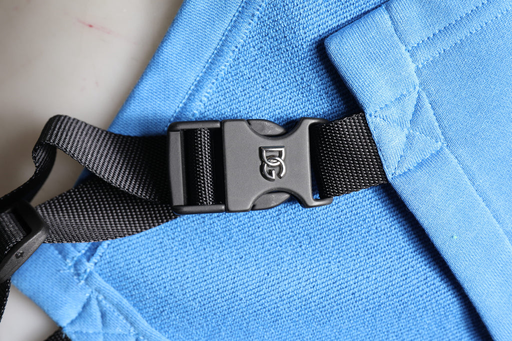 Blue Cotton Hooded Men Sportswear Vest Sweater