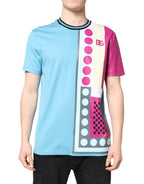Multicolor Printed Logo Short Sleeve T-shirt