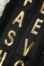 Black Fashion Devotion Embellish Mini Dress