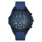 Blue Synthetic Sport Watch
