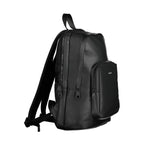Nero Polyester Men Backpack