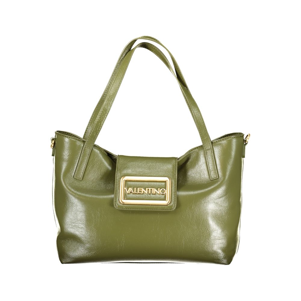Verde Poliuretano Women Handbag