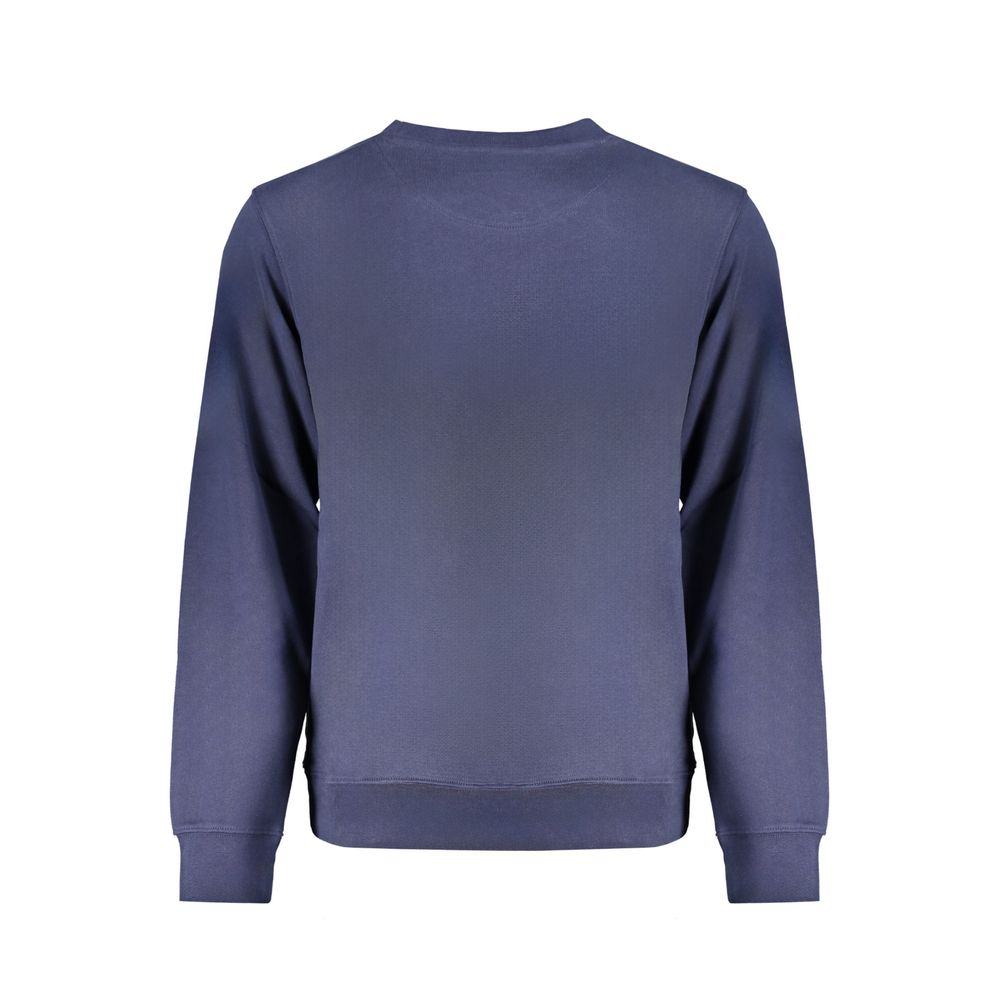 Blue Cotton Mens Sweatshirt