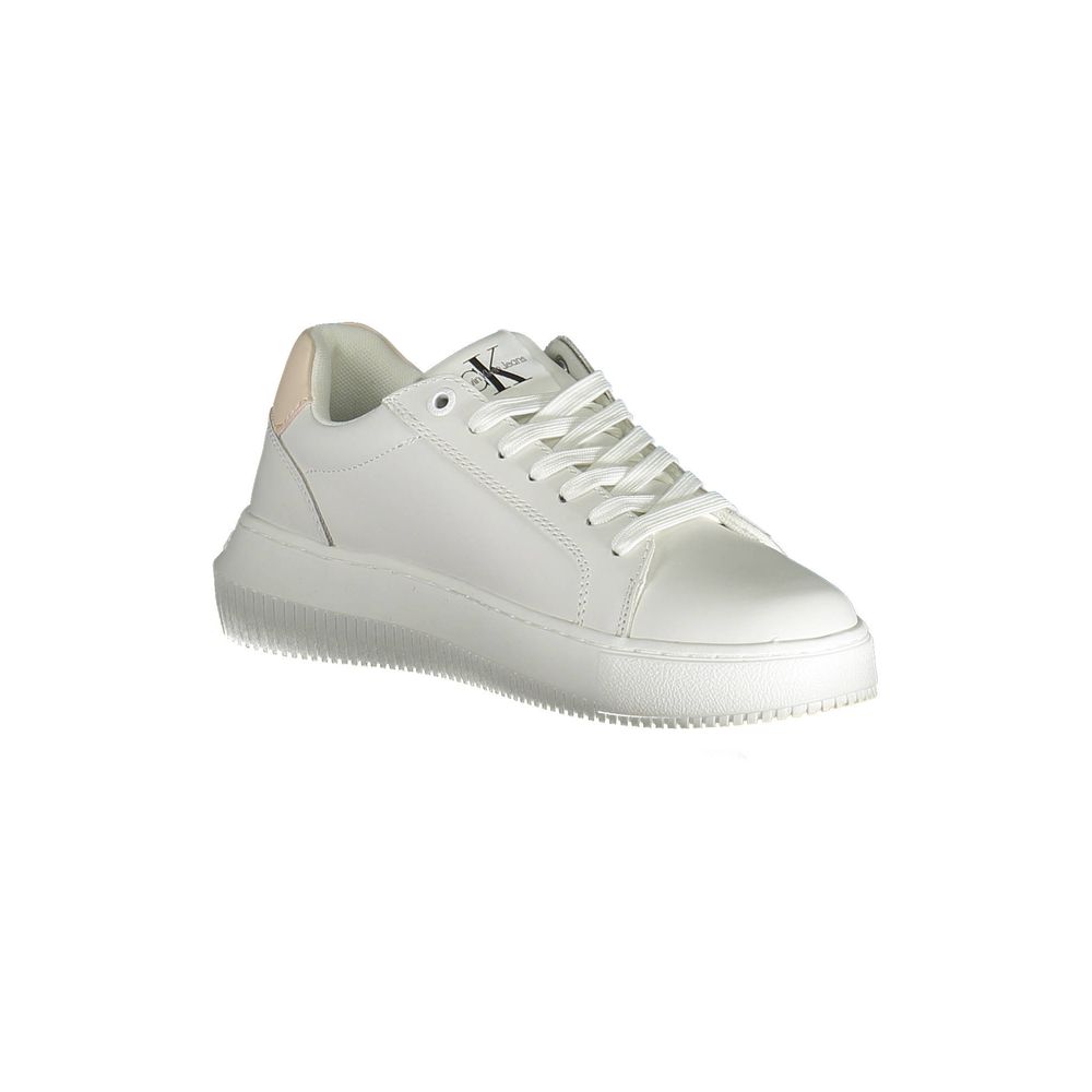 White Leather Women Sneaker