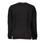 Black Cotton Men's Sweatshirt