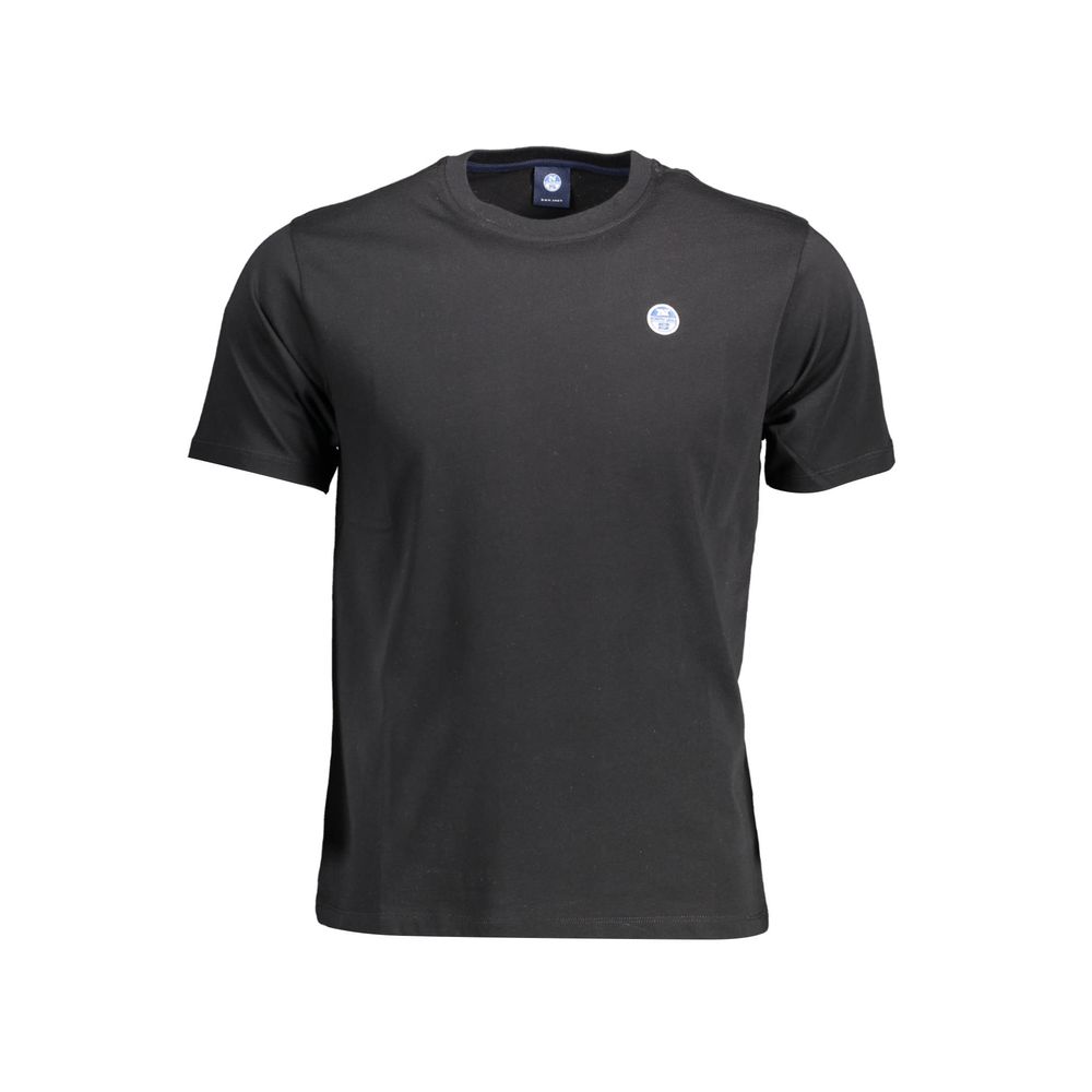 Black Cotton Men's T-Shirt