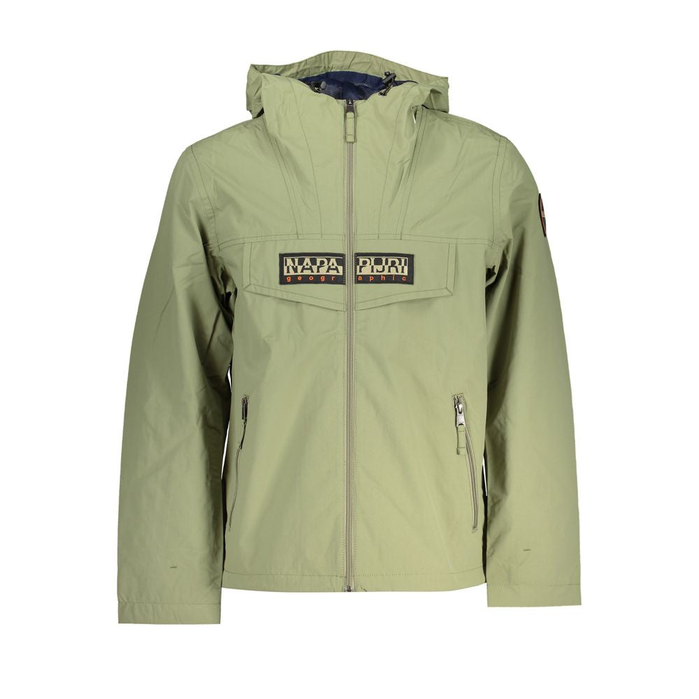 Verde Poliammide Uomo Jacket