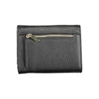 Black Polyurethane Women Wallet