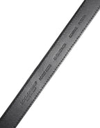 Red Exotic Leather Brass Metal Buckle Belt