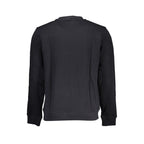 Black Cotton Men Sweatshirt