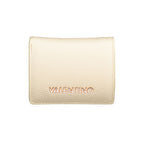 Beige Polyurethane Women's Wallet