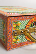 Red Dress Ceramic Porcelain Fashion Box Leather Sicily Dolls