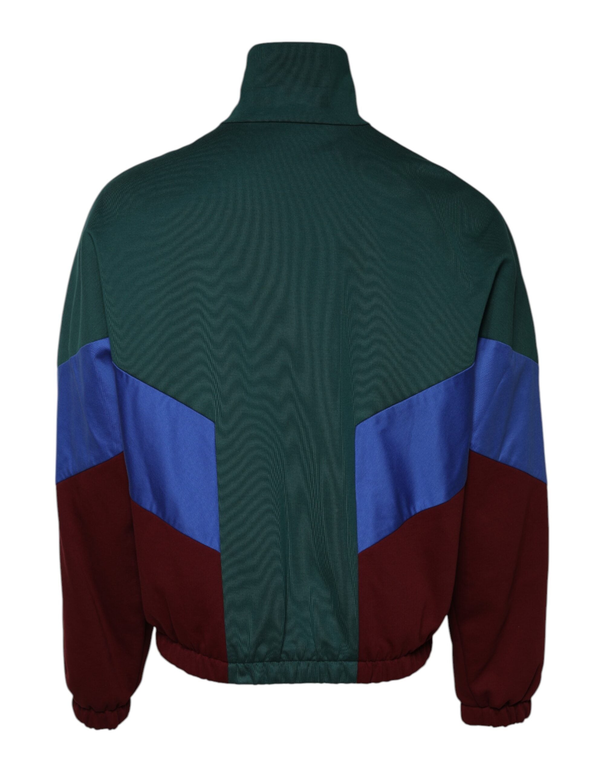Multicolor Cotton Logo Full Zip Jacket