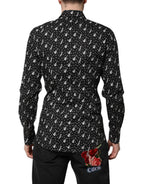 Black GOLD Instrument Embellished Shirt