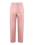 Light Pink Cotton Pants