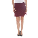 Red Silk Women Skirt