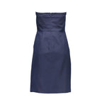 Blue Cotton Women Dress