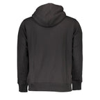 Black Cotton Men's Sweatshirt