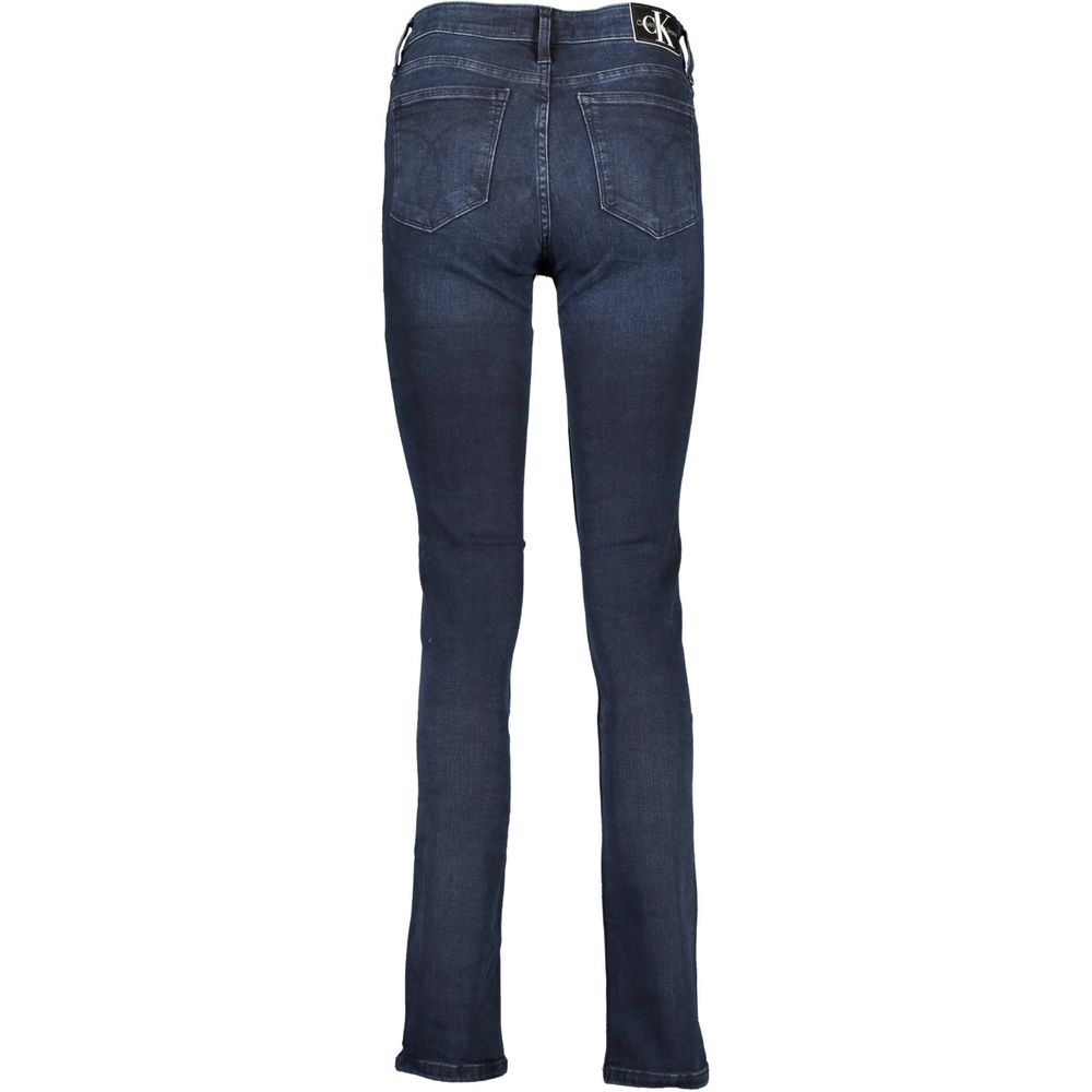 Blu Cotton Women Jeans