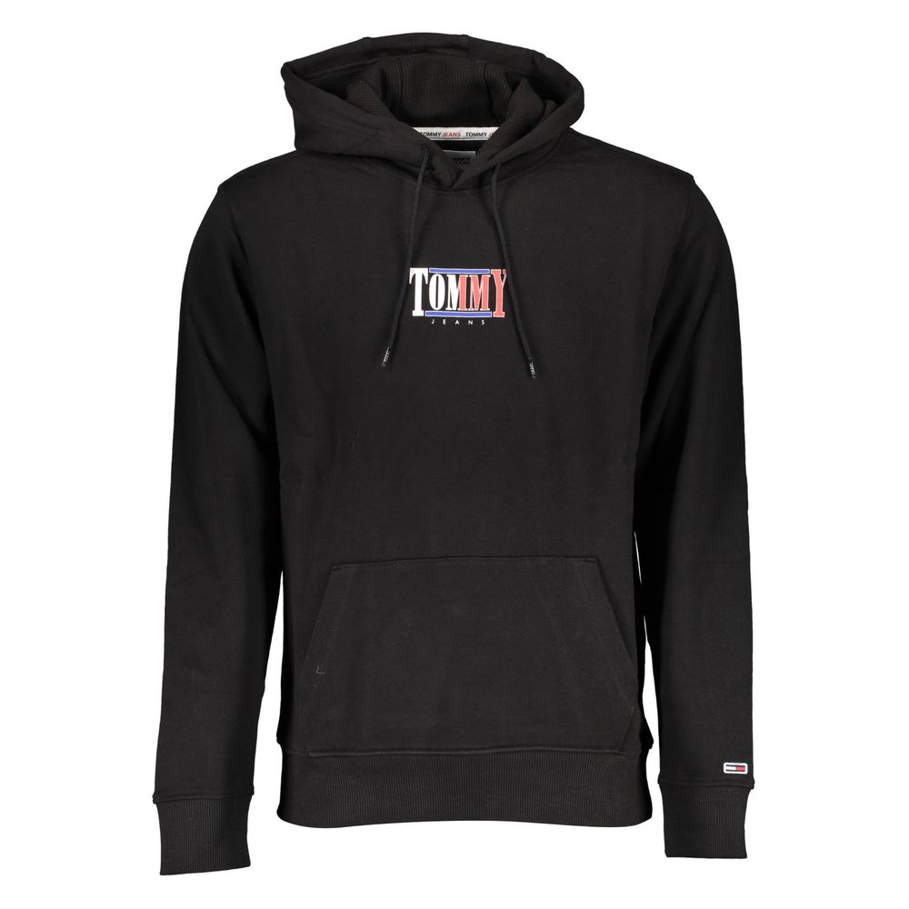 Black Cotton Men's Sweatshirt