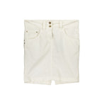 White Cotton Women Skirt