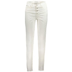 White Cotton Women's Jean