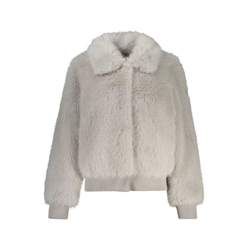 Grigio Polyester Women Jacket