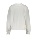 Bianco Cotton Women Sweatshirt