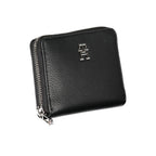 Nero Poliuretano Women Wallet