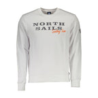 White Cotton Men Sweatshirt