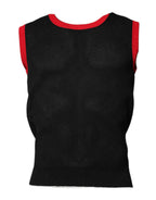 Black Cotton Slim Fit Round Neck T-shirt